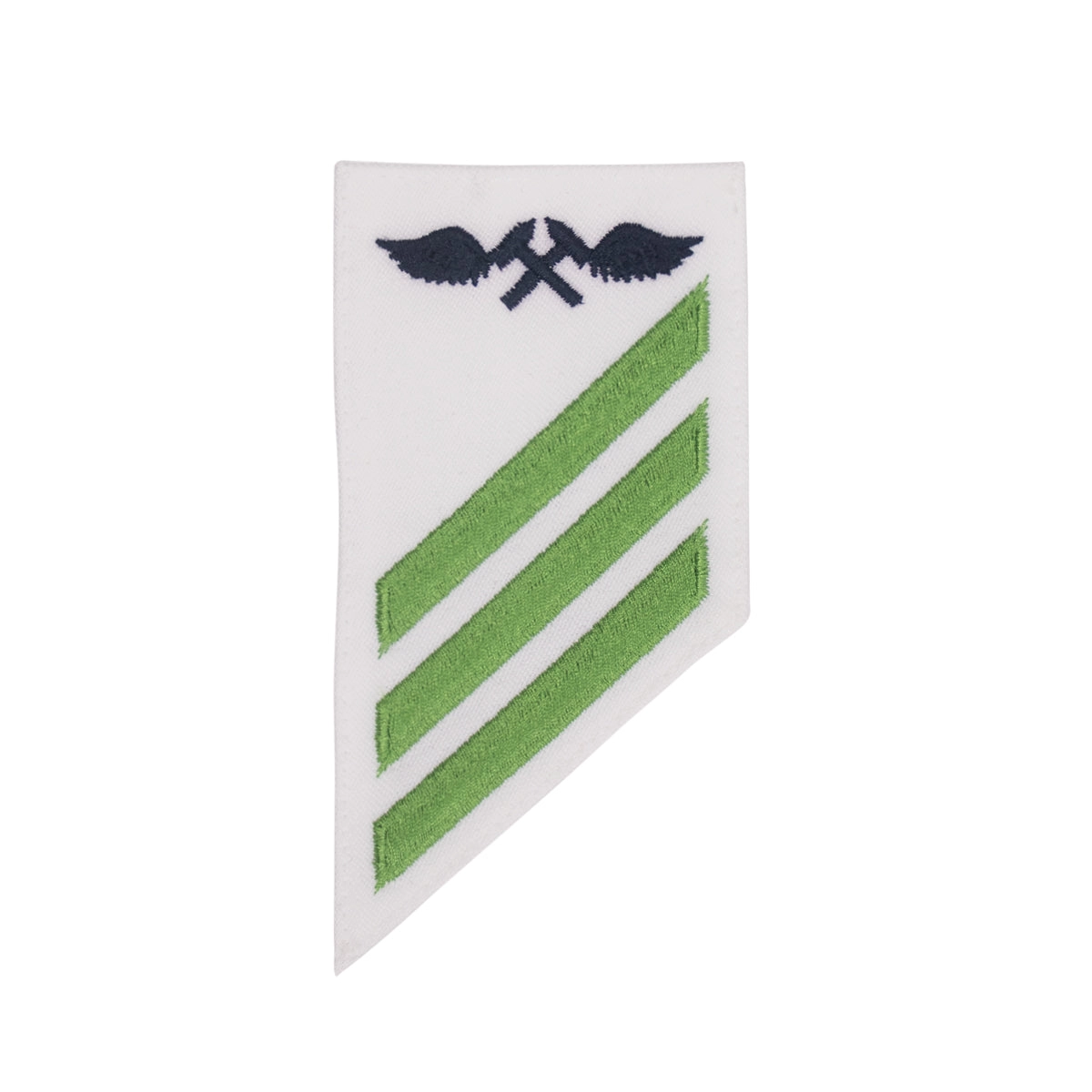 Picture of US Navy Enlisted Rank E-3 Combo Rate Am Aviation Structural Mechanic On White Cnt