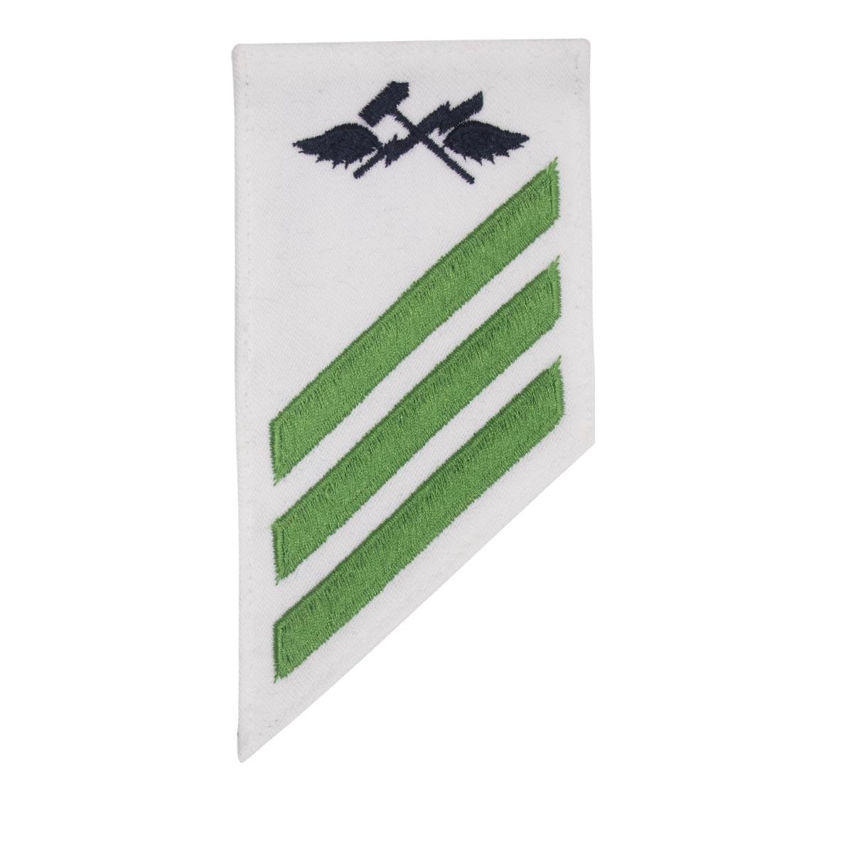 Picture of US Navy Enlisted Rank E-3 Combo Rate As Aviation Supply Equipment Technician On White Cnt