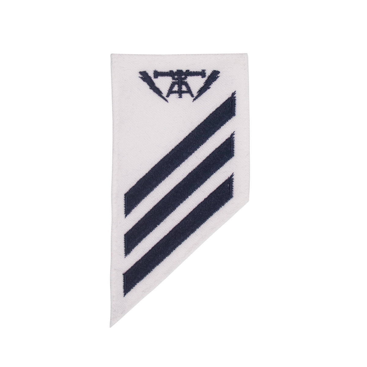 Picture of US Navy Enlisted Rank E-3 Combo Rate Fc Fire Controlman On White Cnt