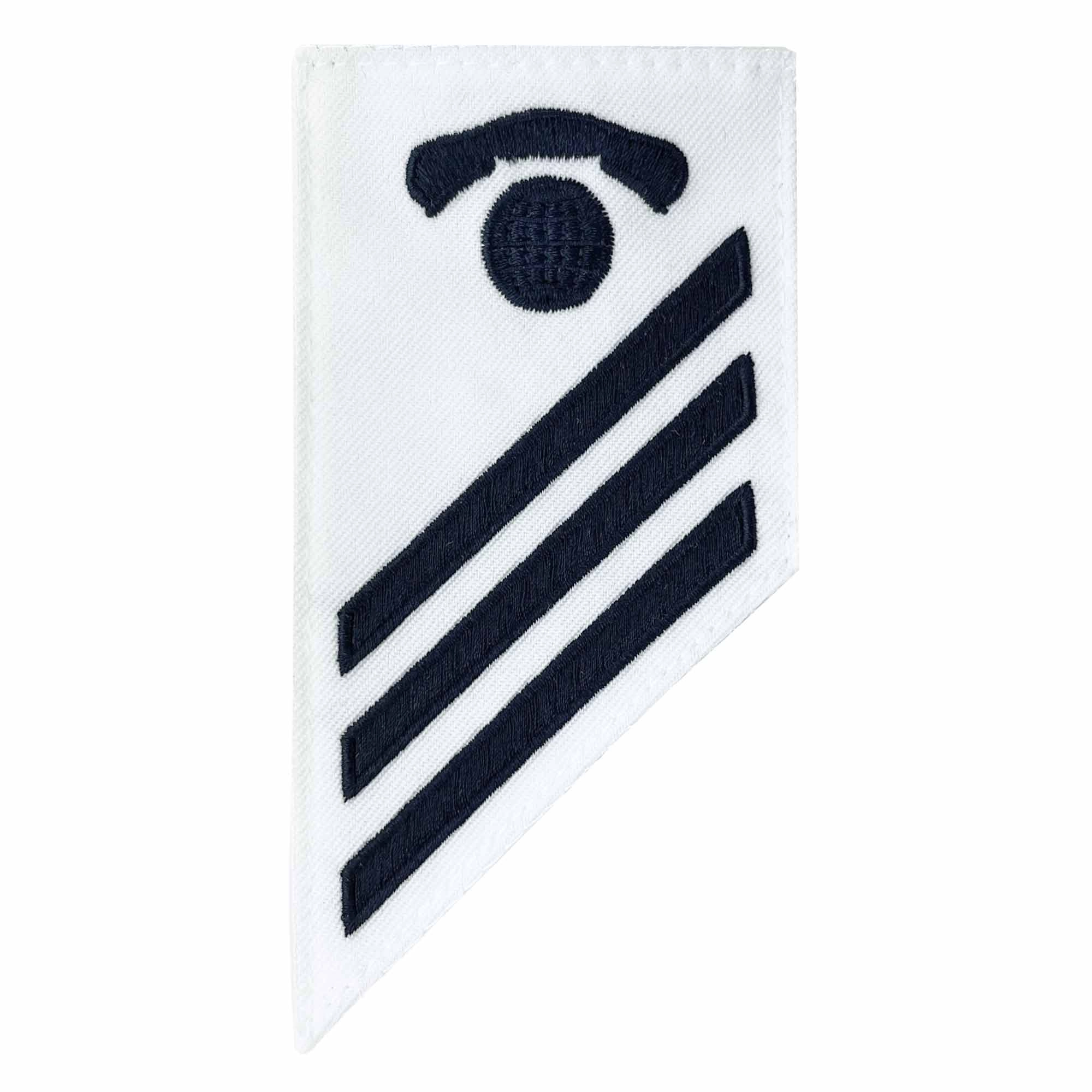 Picture of US Navy Enlisted Rank E-3 Combo Rate Ic Interior Communication Electrician On White Cnt