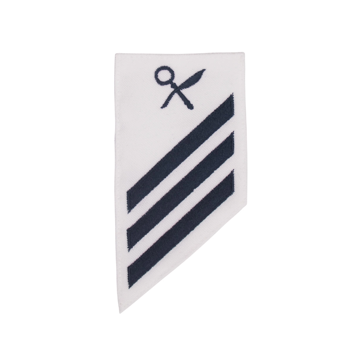 Picture of US Navy Enlisted Rank E-3 Combo Rate Is Intelligence Specialist On White Cnt