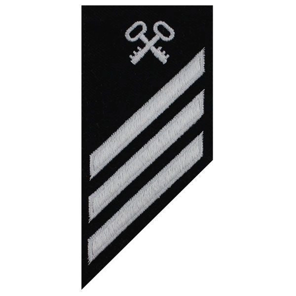 Picture of US Navy Enlisted Rank E-3 Combo Rate Logistics On Blue Serge