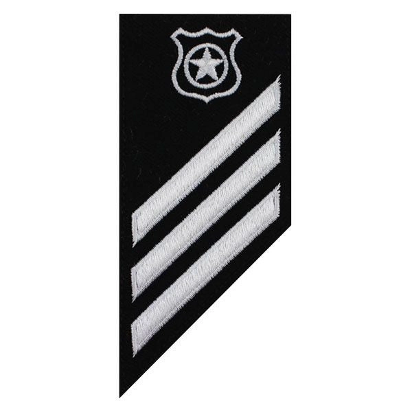 Picture of US Navy Enlisted Rank E-3 Combo Rate Master At Arms On Blue Serge
