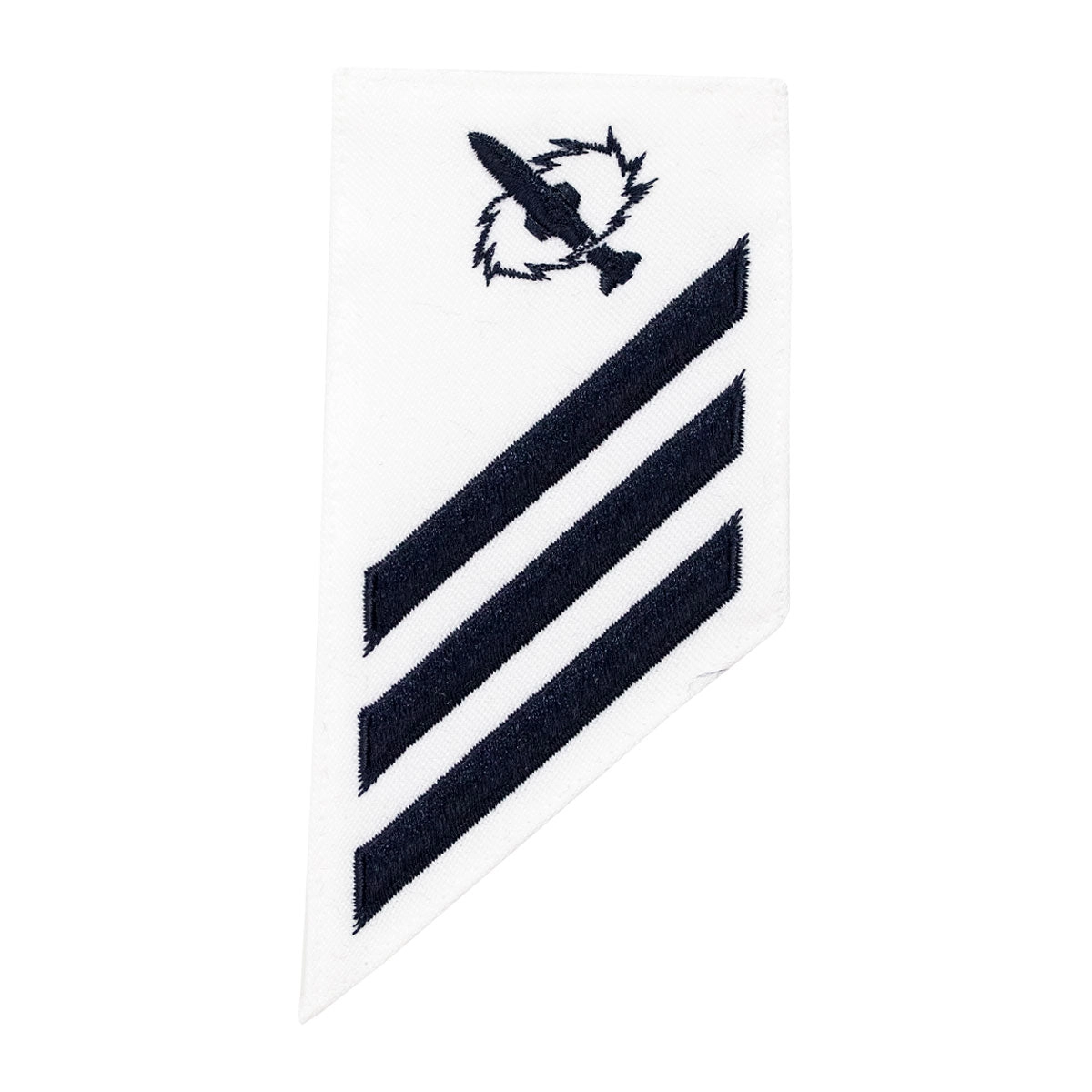 Picture of US Navy Enlisted Rank E-3 Combo Rate Mt Missile Technician On White Cnt