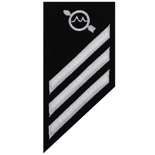 Picture of US Navy Enlisted Rank E-3 Combo Rate Operations Specialist On Blue Serge