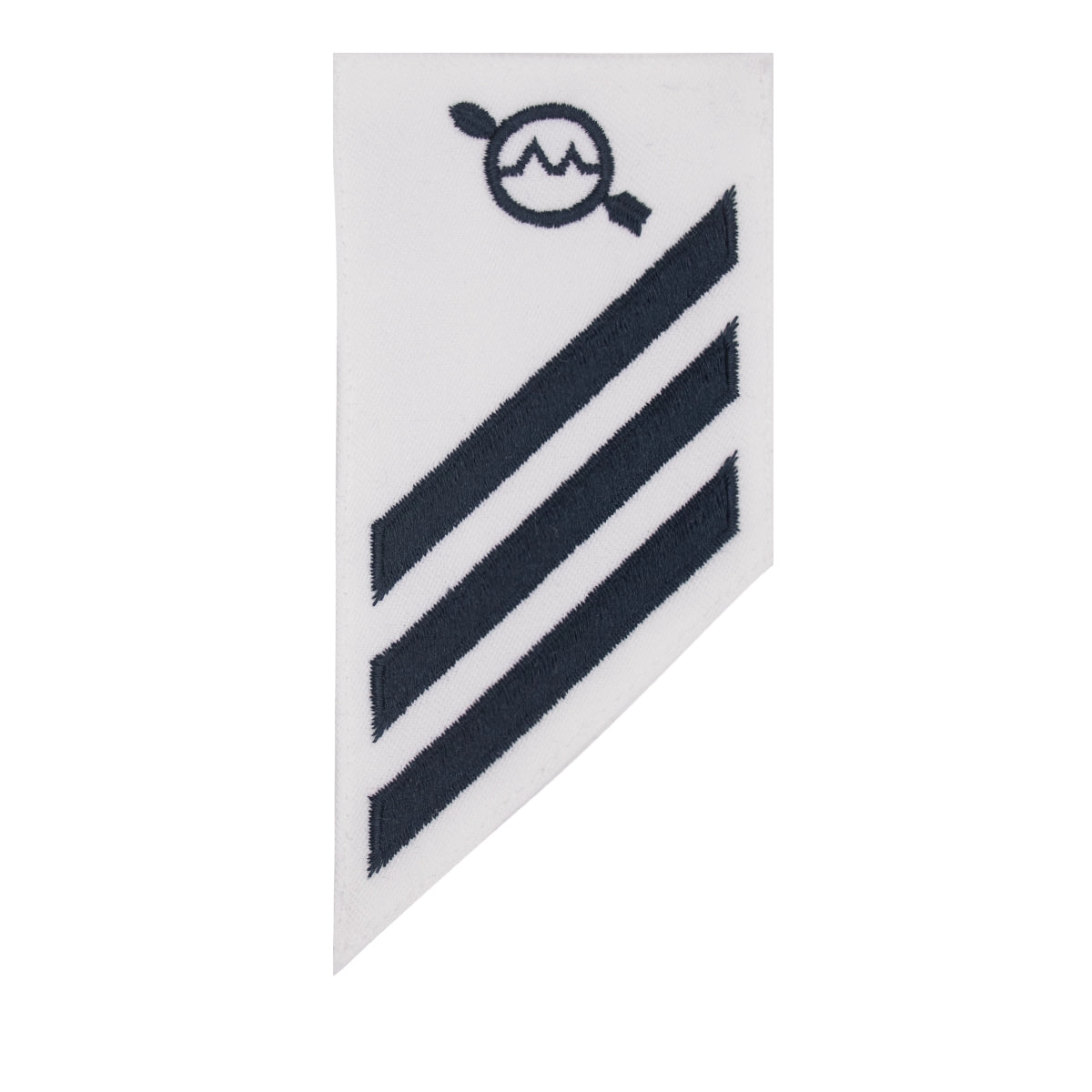 Picture of US Navy Enlisted Rank E-3 Combo Rate Os Operations Specialist On White Cnt