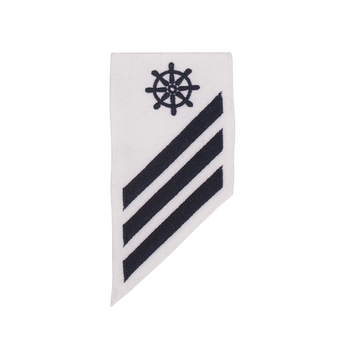 Picture of US Navy Enlisted Rank E-3 Combo Rate Qm Quartermaster On White Cnt