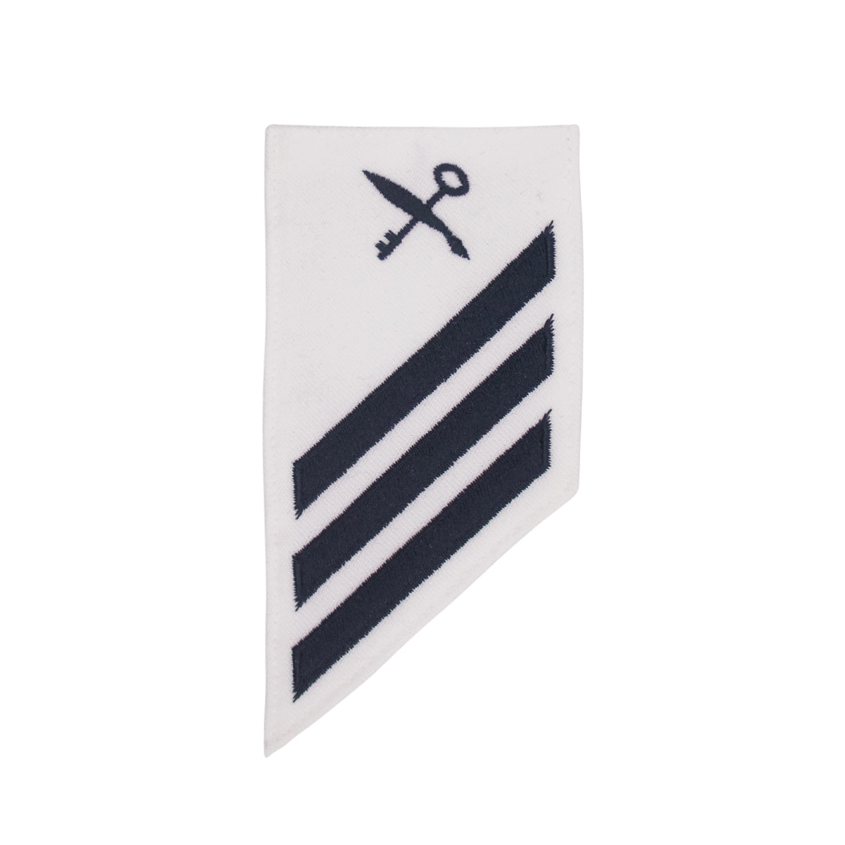 Picture of US Navy Enlisted Rank E-3 Combo Rate Rs Retail Services Specialist On White Cnt