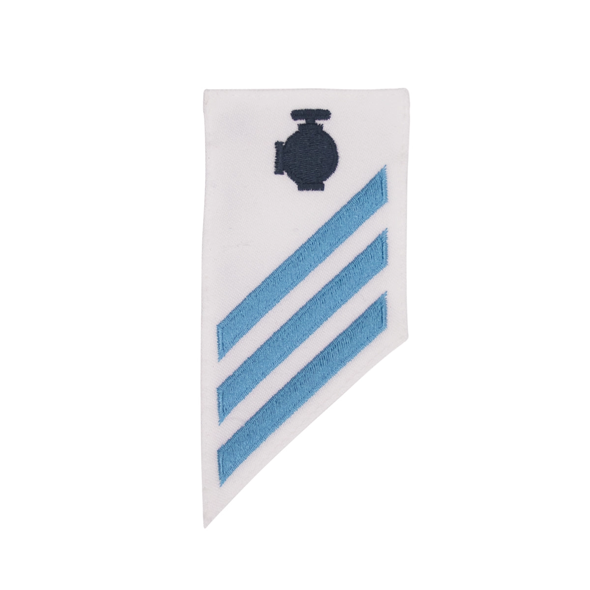 Picture of US Navy Enlisted Rank E-3 Combo Rate Ut Utilitiesman On White Cnt