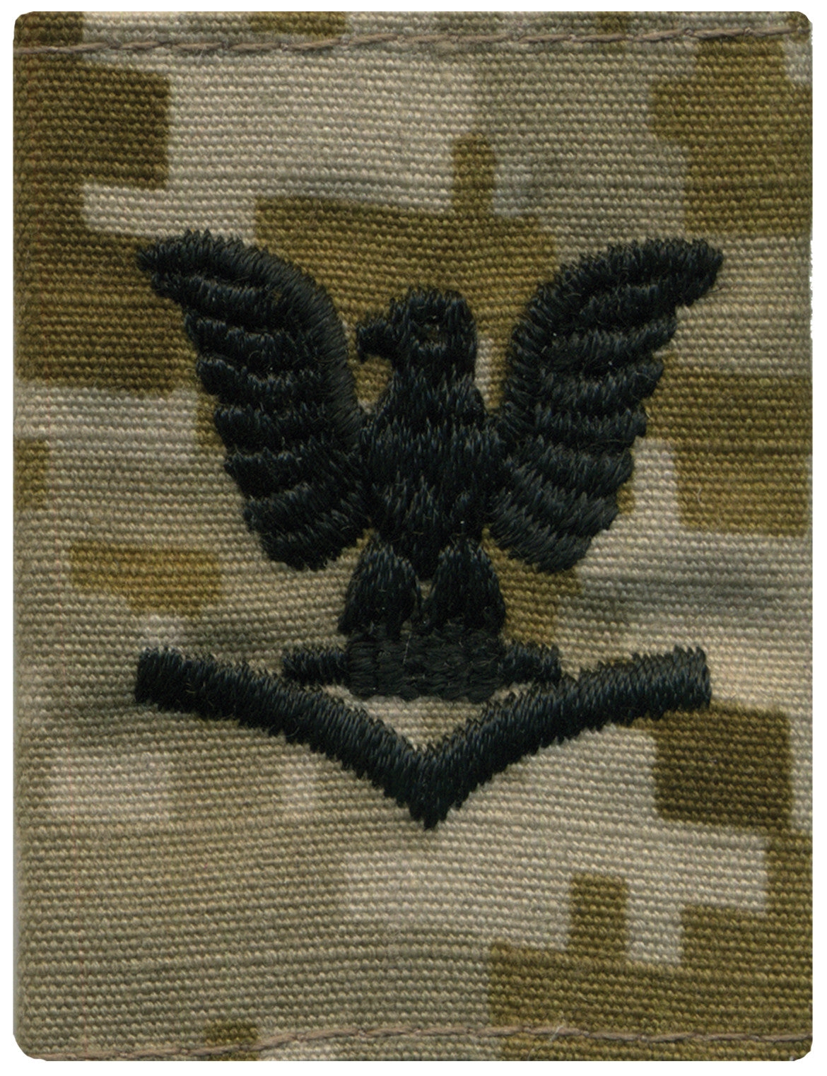 Picture of US Navy Enlisted Rank Parka Tab Device Desert Digital Embroidered E4 Third Class Petty Officer