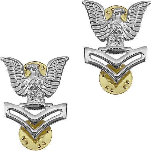 Picture of US Navy Epaulets Metal Coat Epaulet Devicee5 Petty Officer