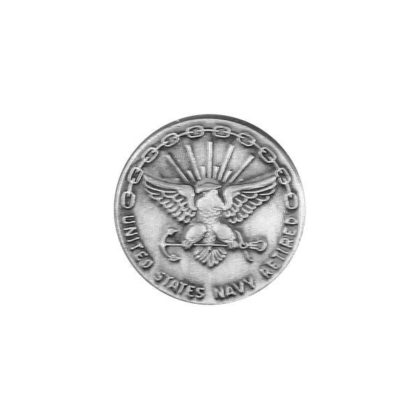 Picture of US Navy Lapel Pins Lapel Pinretired 20 Year: Silver