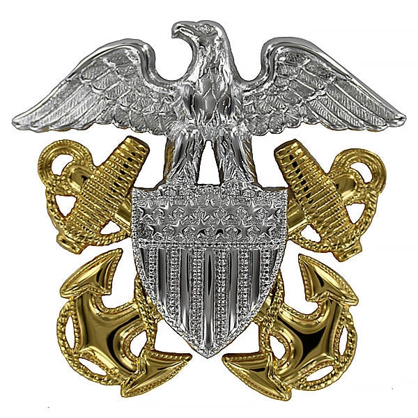 Picture of US Navy Officer Rank Cap Device Officer: Miniature