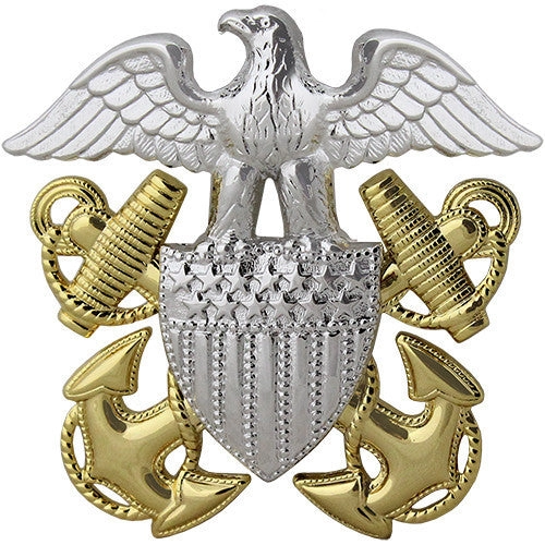 Picture of US Navy Officer Rank Cap Device Officer: Regulation Size