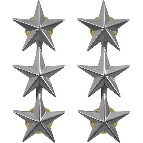 Picture of US Navy Officer Rank Coat Device Vice Admiral: Three Star Point To Center