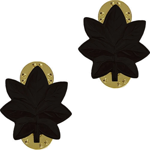 Picture of US Navy Officer Rank Collar Devicecommander: Black Metal