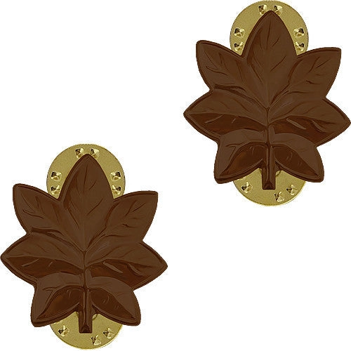 Picture of US Navy Officer Rank Collar Devicelieutenant Commander: Brown Metal