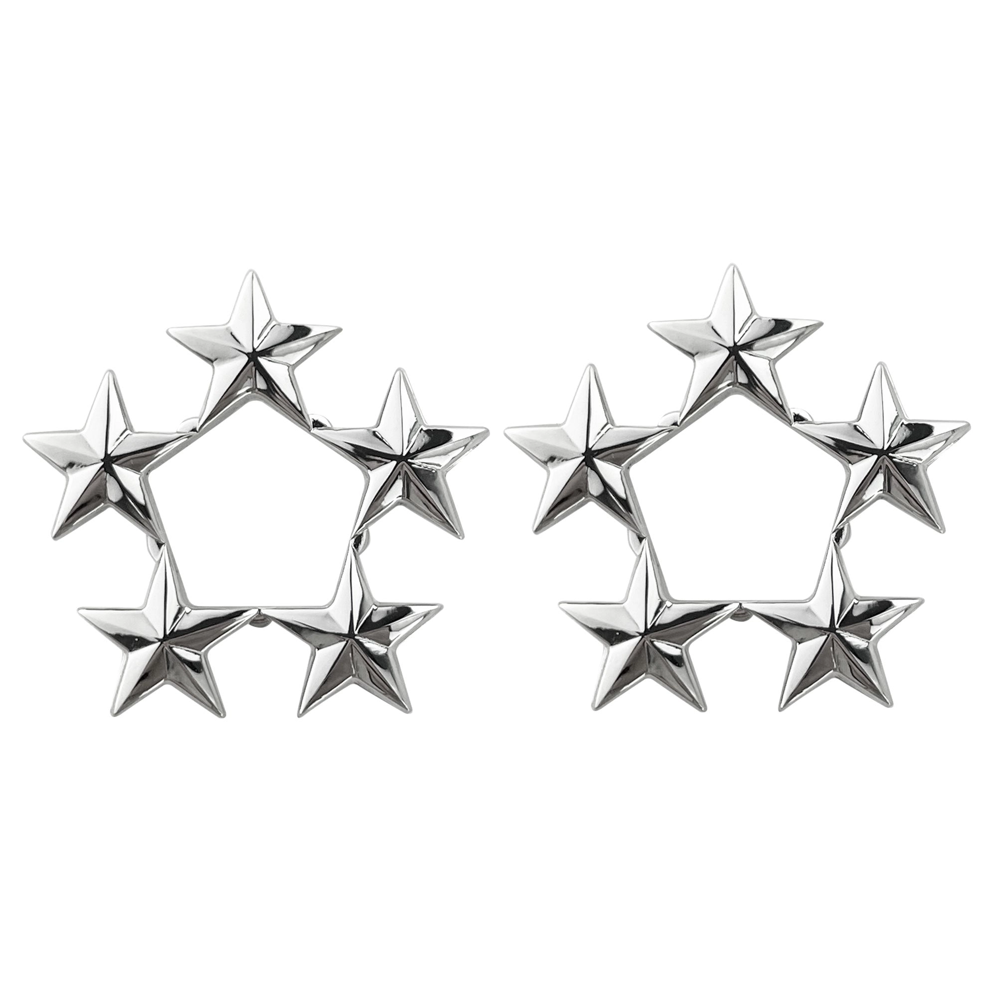 Picture of US Navy Officer Rank Collar Insignia Fleet Admiral 5-Star 3/8 Stars