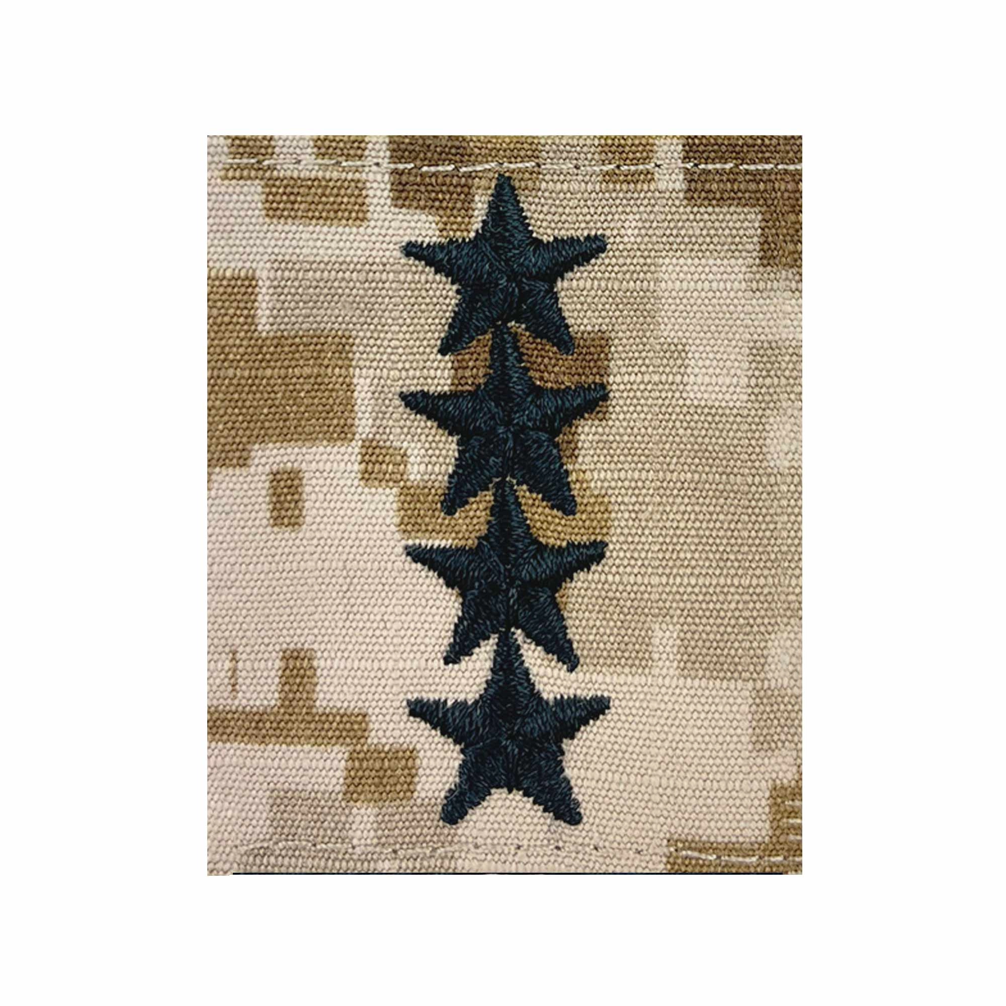 Picture of US Navy Officer Rank Parka Tab Device Desert Digital Embroidered Adm Admiral