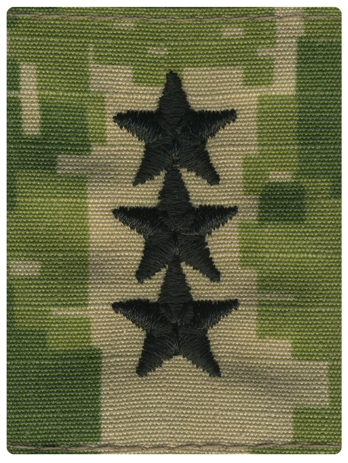 Picture of US Navy Officer Rank Parka Tab Device Woodland Digital Embroidered Vadm Vice Admiral