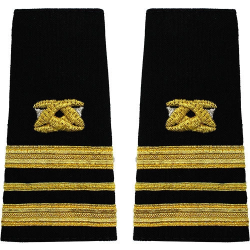 Picture of US Navy Officer Rank Soft Shoulder Marklieutenant Commander Civil Engineer