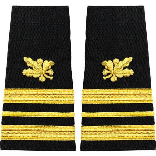 Picture of US Navy Officer Rank Soft Shoulder Marklieutenant Commander Supply Corps