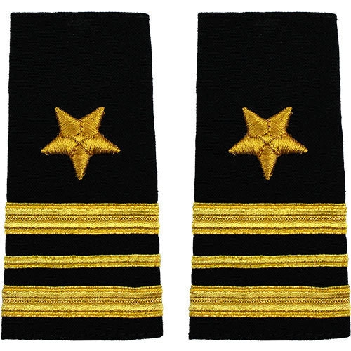 Picture of US Navy Officer Rank Soft Shoulder Markline Lieutenant Commander
