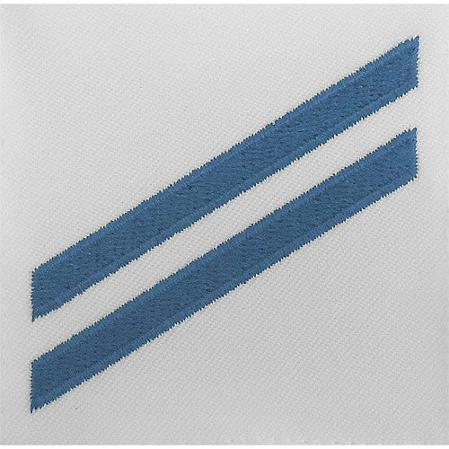 Picture of US Navy Rating Badges E2 Rating Construction Apprentice: Bluechevron: S On White Cnt