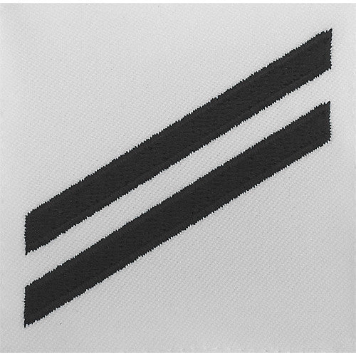 Picture of US Navy Rating Badges E2 Rating Seaman Apprentice: Bluechevron: S On White Cnt