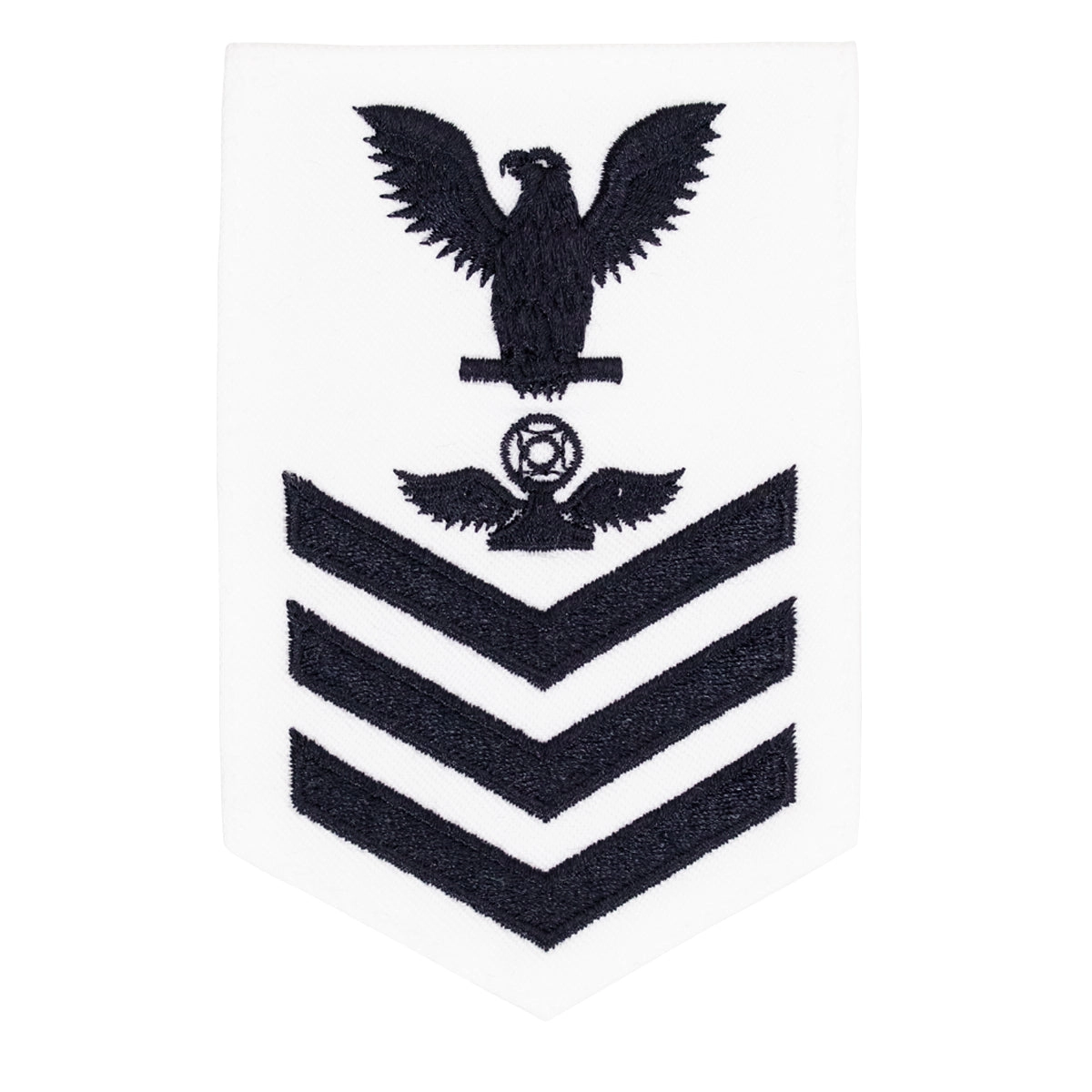 Picture of US Navy Rating Badges E6 Female Rating Air Traffic Controller: White