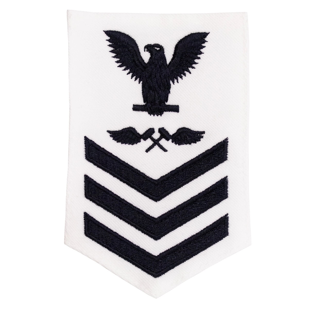Picture of US Navy Rating Badges E6 Female Rating Aviation Structural Mechanic: White