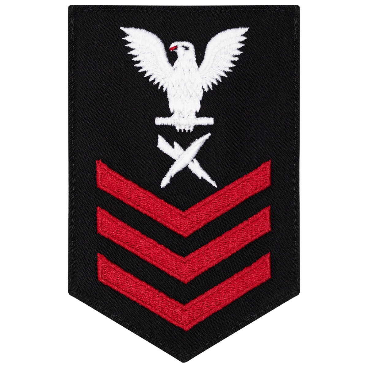 Picture of US Navy Rating Badges E6 Female Rating Cryptologic Tech: Serge for Jumper