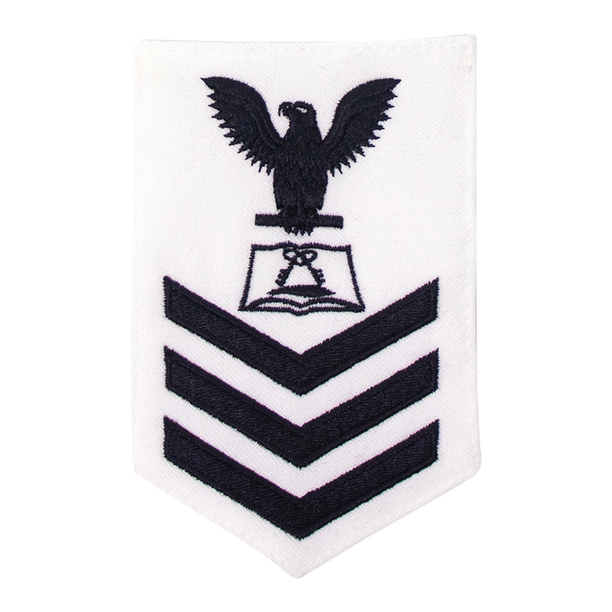 Picture of US Navy Rating Badges E6 Female Rating Culinary Specialist: White