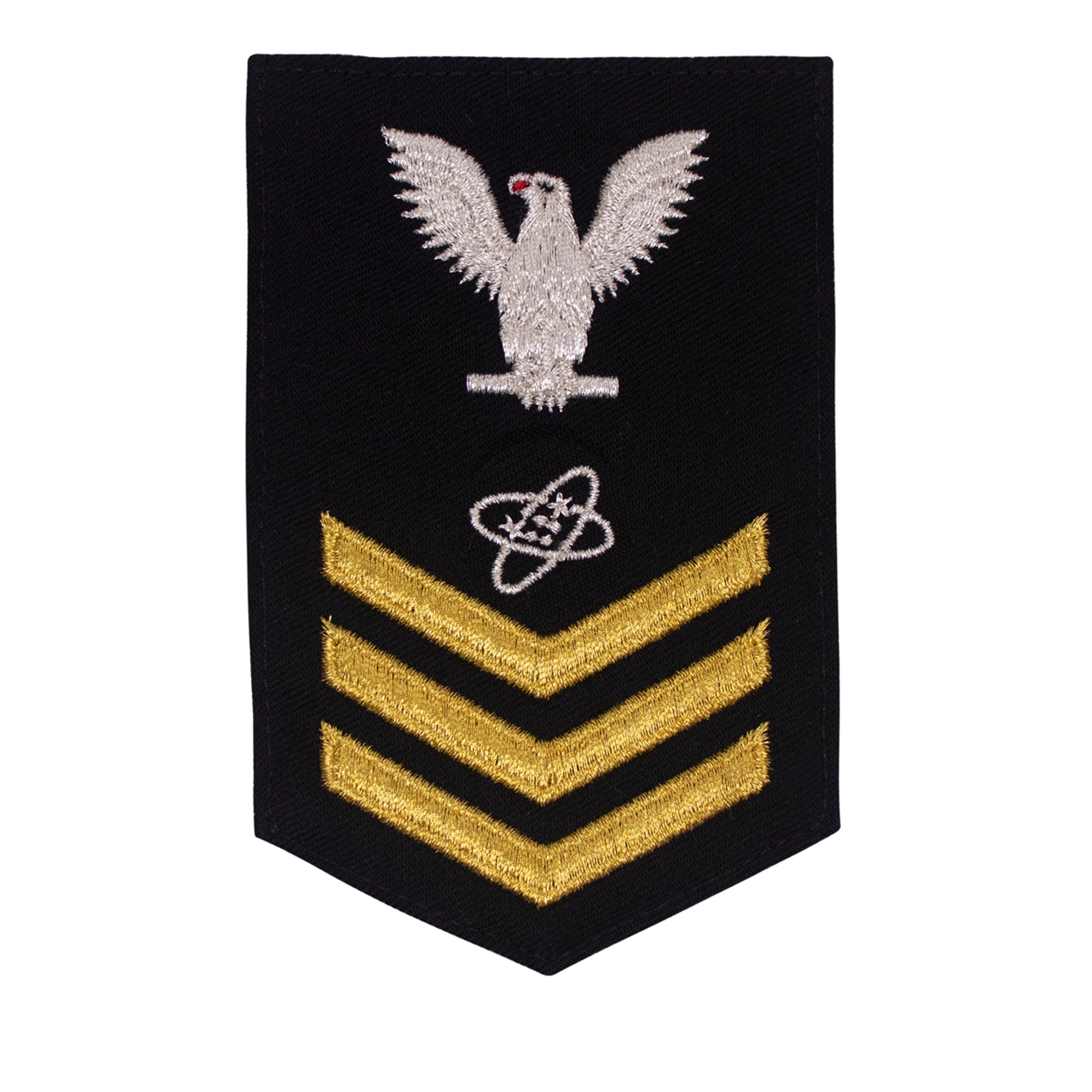 Picture of US Navy Rating Badges E6 Female Rating Electronics Tech: Serge for Jumper