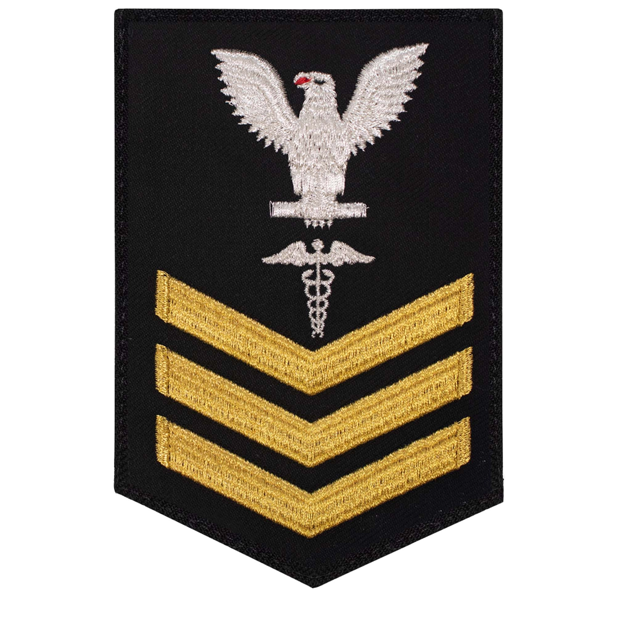 Picture of US Navy Rating Badges E6 Female Rating Hospitalman: Serge for Jumper