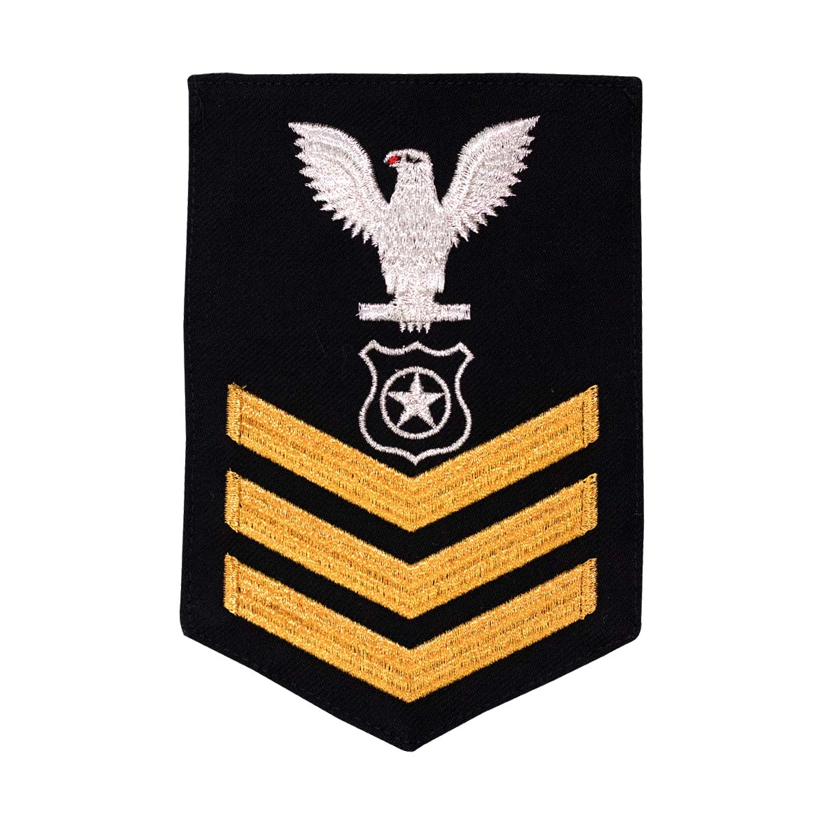 Picture of US Navy Rating Badges E6 Female Rating Master At Arms: Serge for Jumper