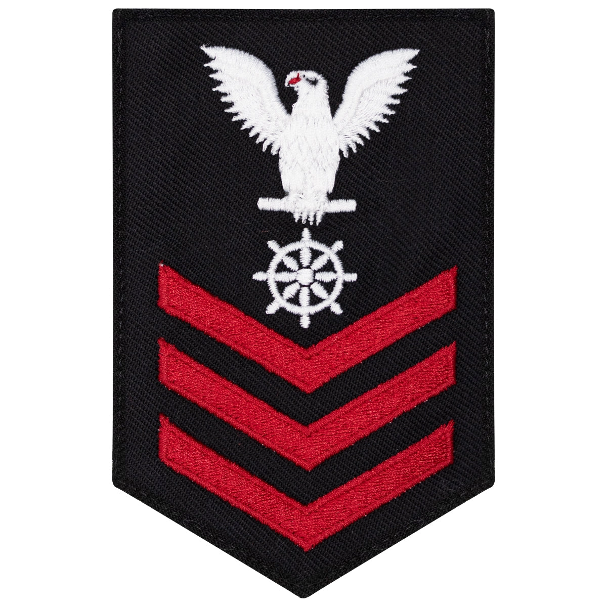 Picture of US Navy Rating Badges E6 Female Rating Quartermaster: Serge for Jumper