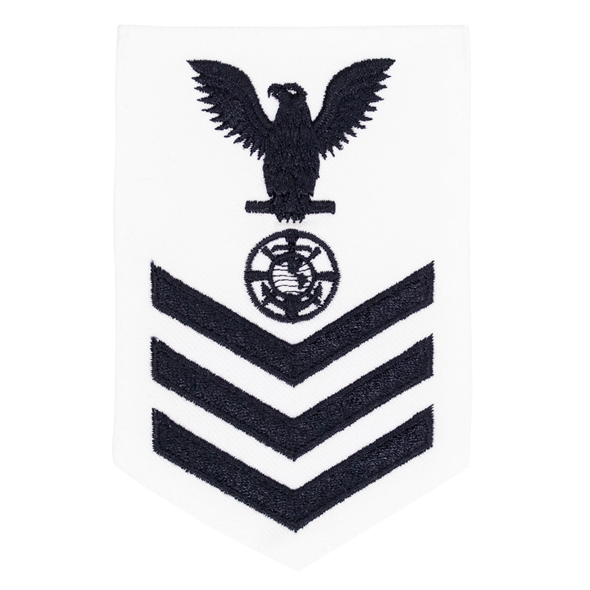 Picture of US Navy Rating Badges E6 Female Rating Religious Program Specialist : White