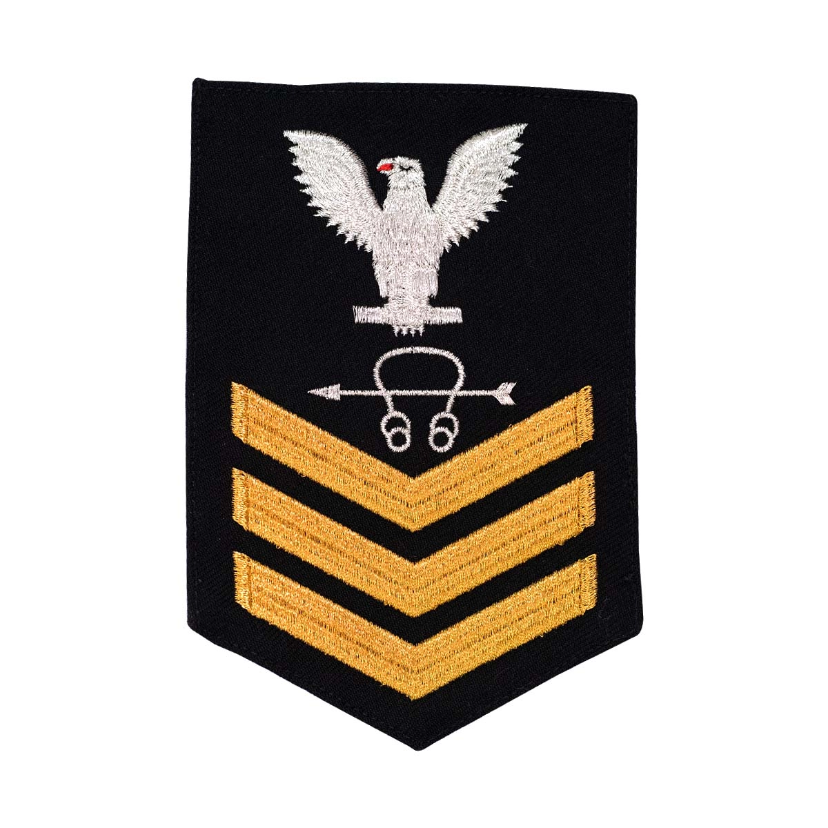 Picture of US Navy Rating Badges E6 Female Rating Sonar Tech: Serge for Jumper