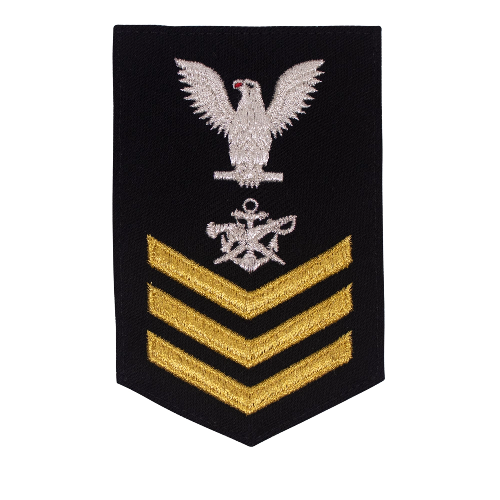 Picture of US Navy Rating Badges E6 Female Rating Special Warfare Boat Operator: Serge for Jumper
