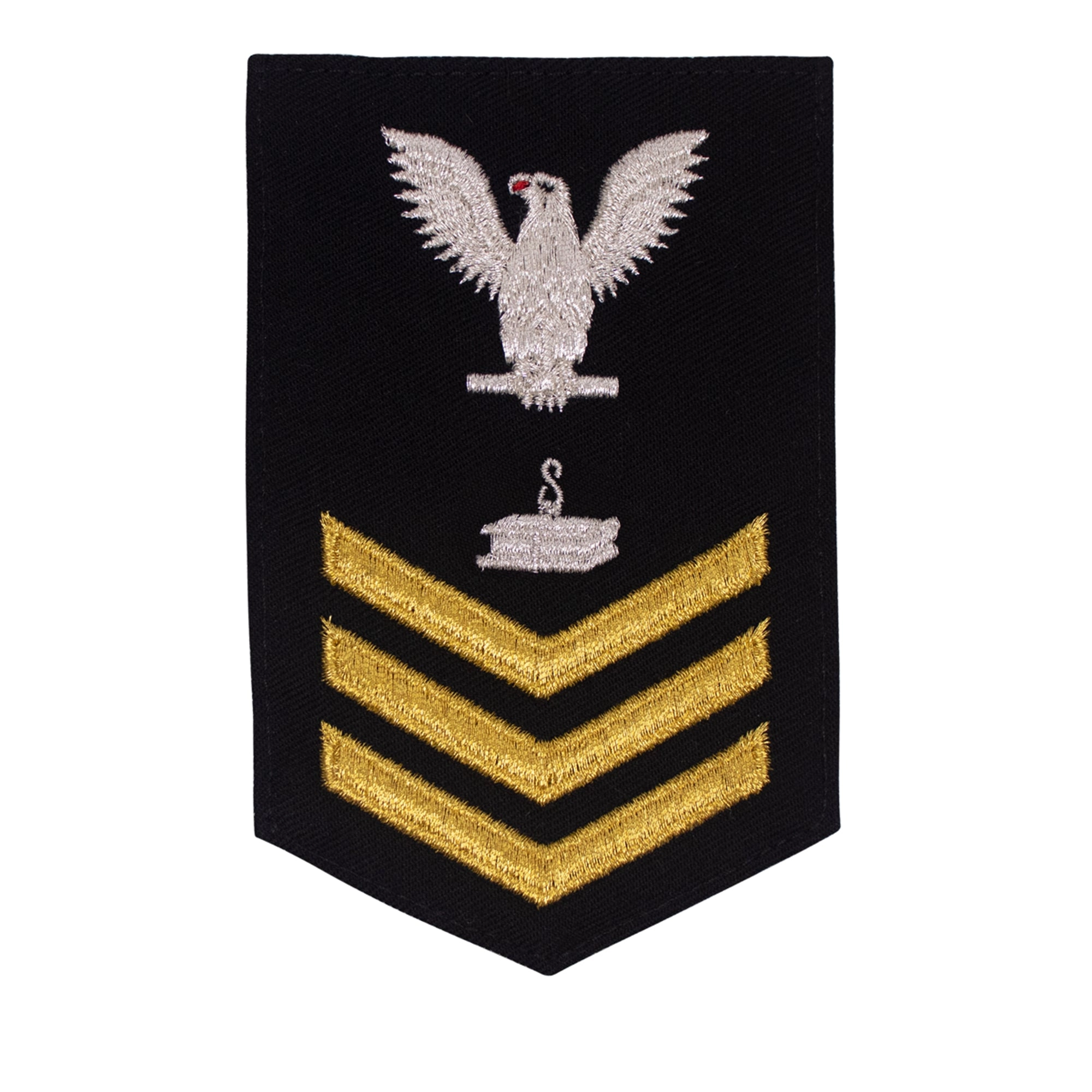 Picture of US Navy Rating Badges E6 Female Rating Steelworker: Serge for Jumper