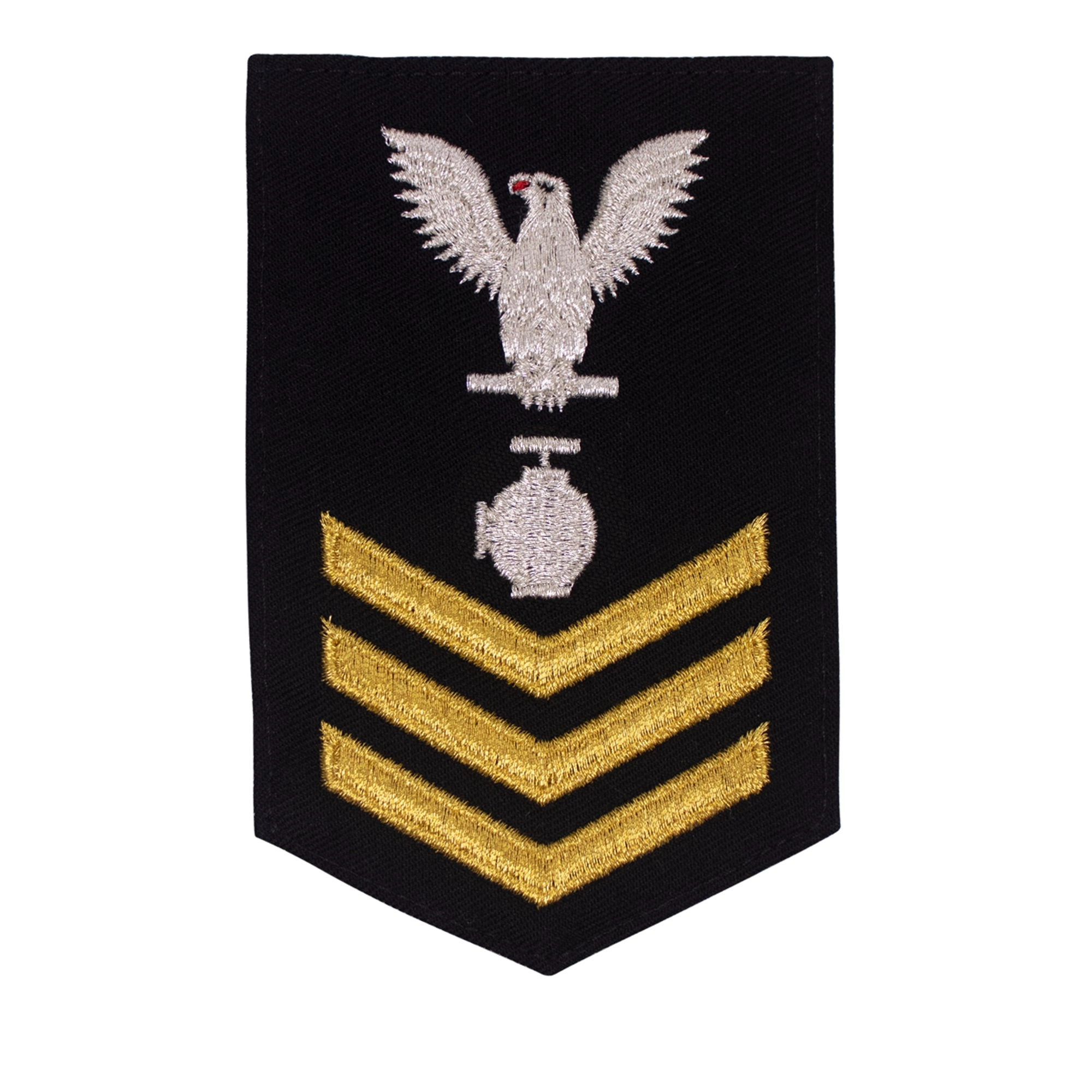 Picture of US Navy Rating Badges E6 Female Rating Utilitiesman: Serge for Jumper
