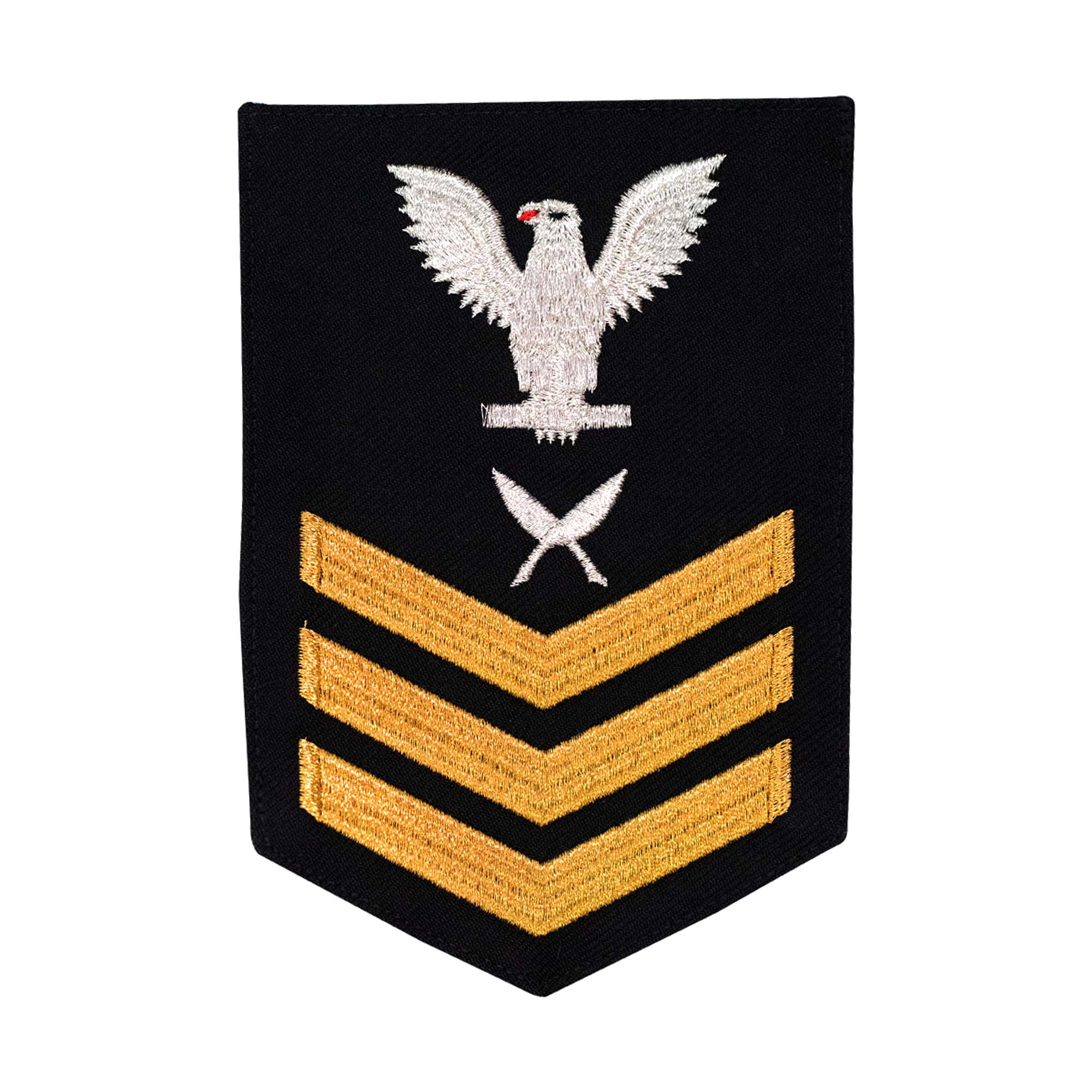 Picture of US Navy Rating Badges E6 Female Rating Yeoman: Serge for Jumper