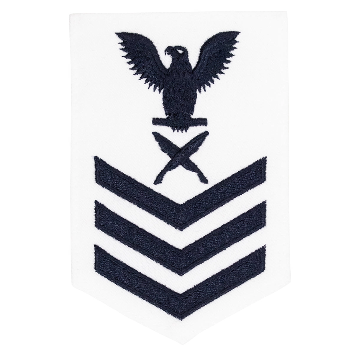 Picture of US Navy Rating Badges E6 Female Rating Yeoman: White