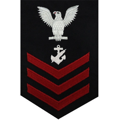 Picture of US Navy Rating Badges E6 Male Counselor: Blue