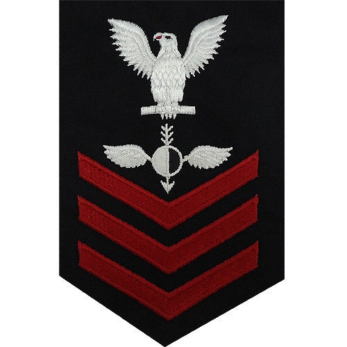 Picture of US Navy Rating Badges E6 Male Rating AerographerS Mate: Blue