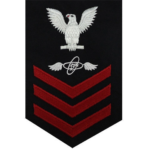 Picture of US Navy Rating Badges E6 Male Rating Aviation Electronics Technician: Blue