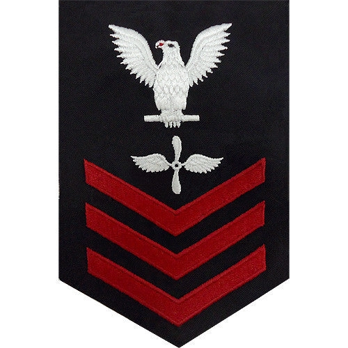Picture of US Navy Rating Badges E6 Male Rating Aviation MachinistS Mate: Blue