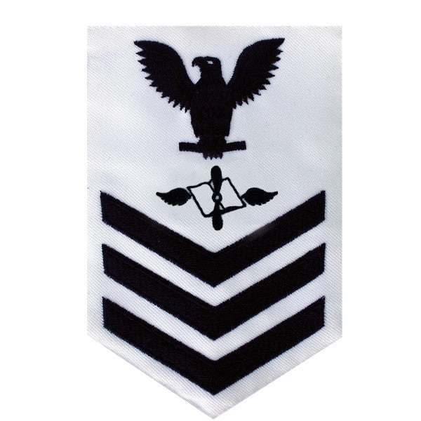 Picture of US Navy Rating Badges E6 Male Rating Aviation Maintenance: White