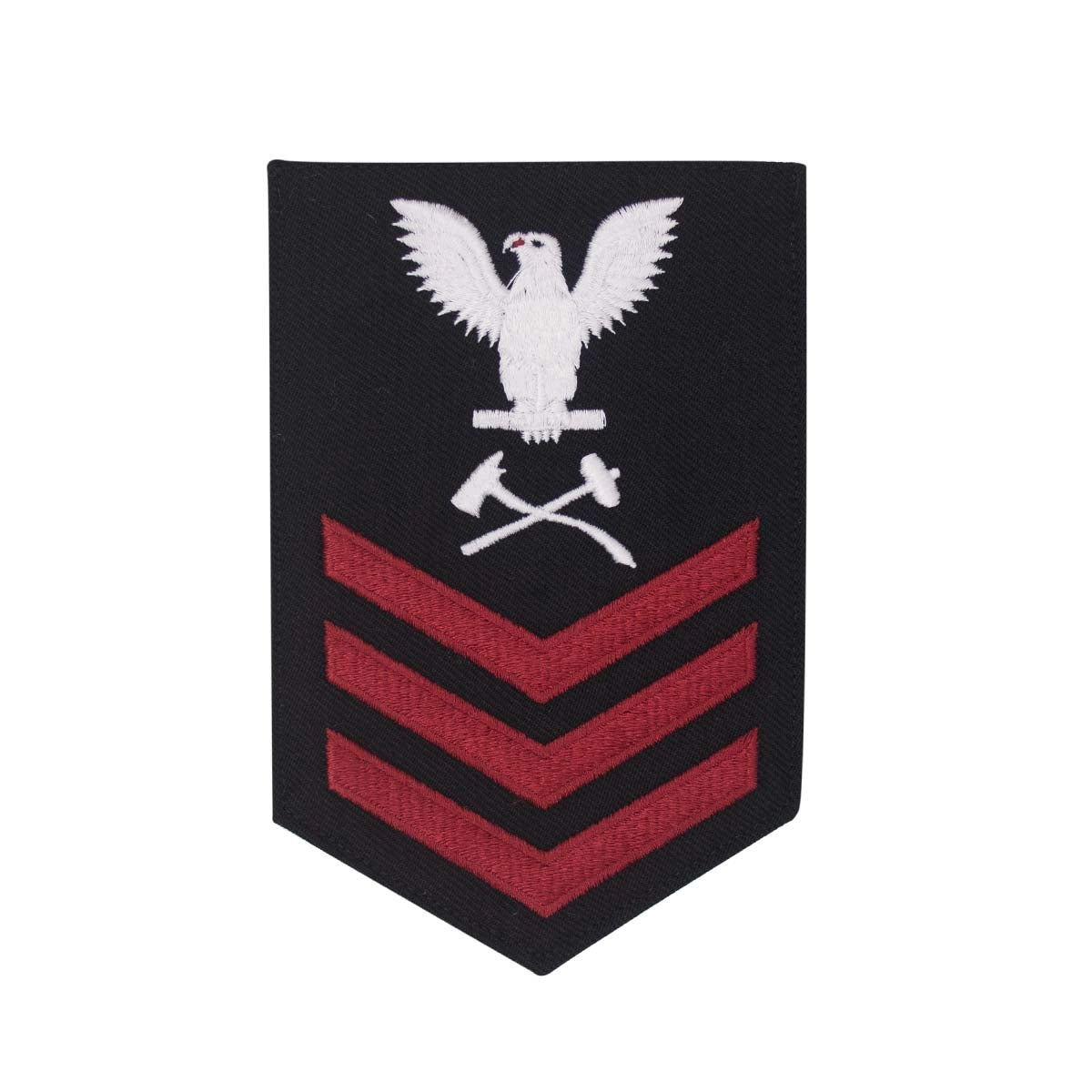 Picture of US Navy Rating Badges E6 Male Rating Damage Controlman: Blue